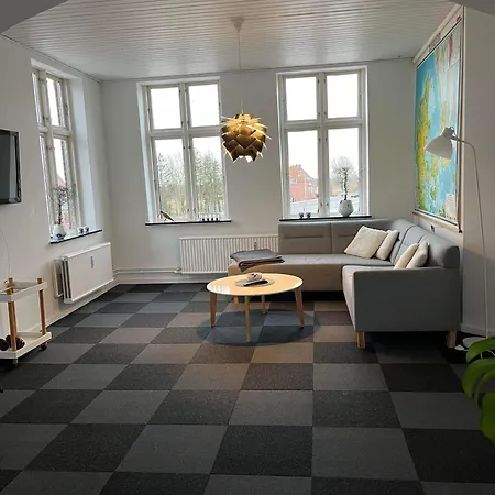 Апартаменты Tonders Bedste Udsigt Et Vaerelse Stue Spisestue Kokken Badevaerelse